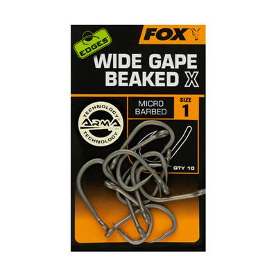 hameçon carpe Edges Wide Gape beaked X