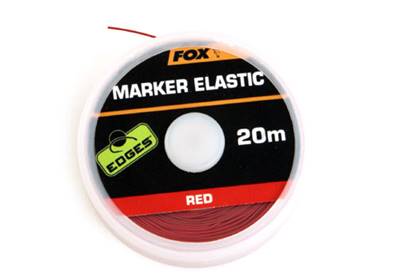 Fox Edges Marker Elastic x 20m RED
