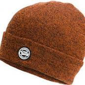 Fox Chunk Beanie orange / black marl