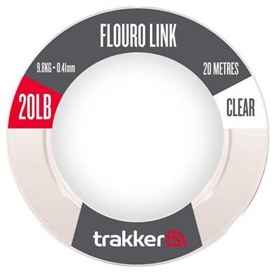 fil de pêche|Trakker Fluoro Link (20lb)(9.80kg)(0.41mm)(20m)